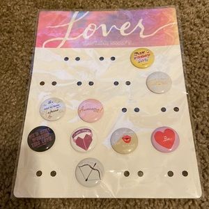 (9) LOVER Taylor Swift pins